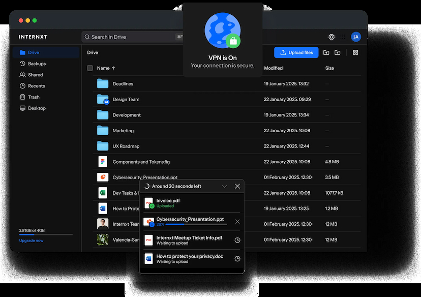 DriveWeb DarkMode image desktop