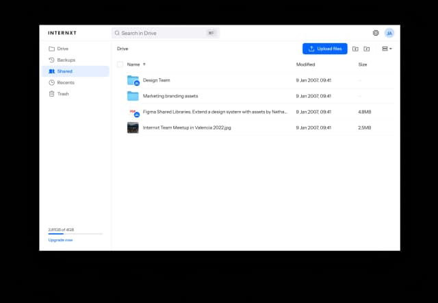 Internxt Meet Solution