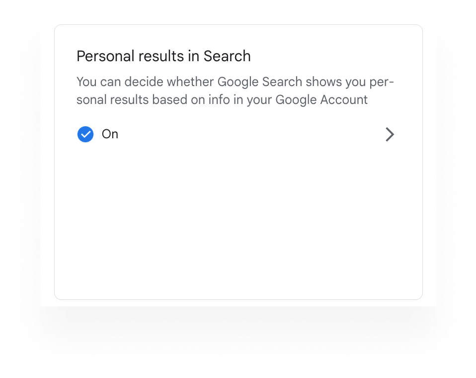 google search privacy settings
